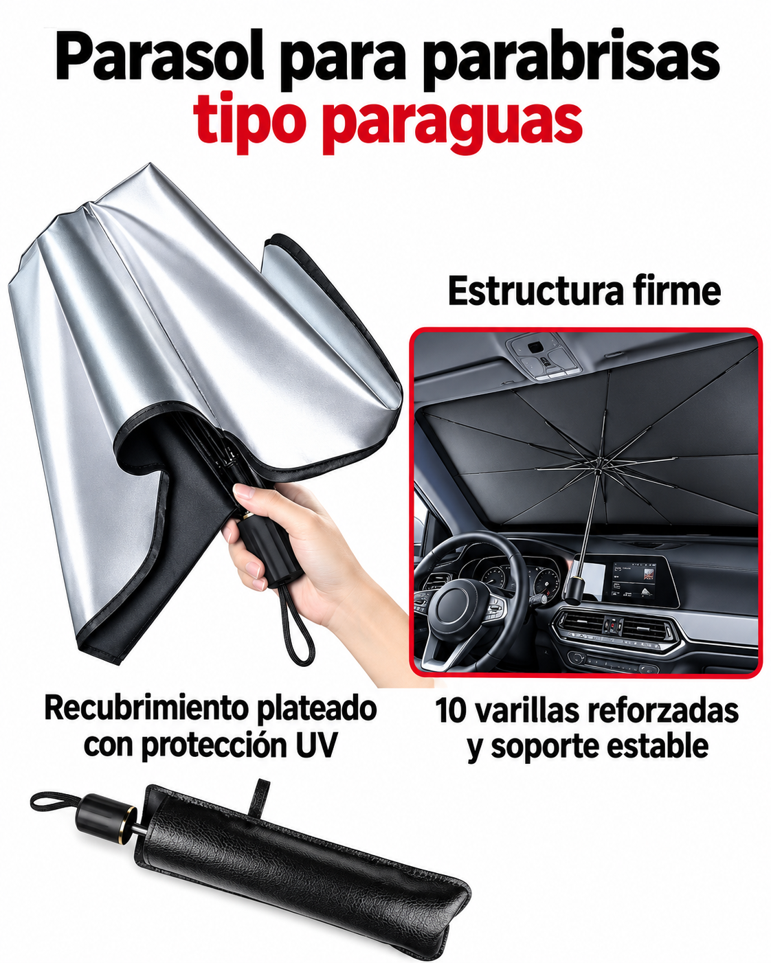 SombraDrive - Parasol Plegable para carro